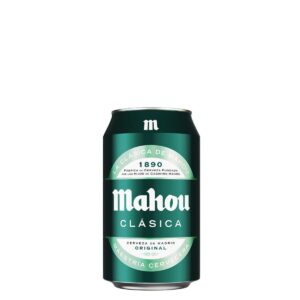 Cerveza lata Mahou 33cl (verde)